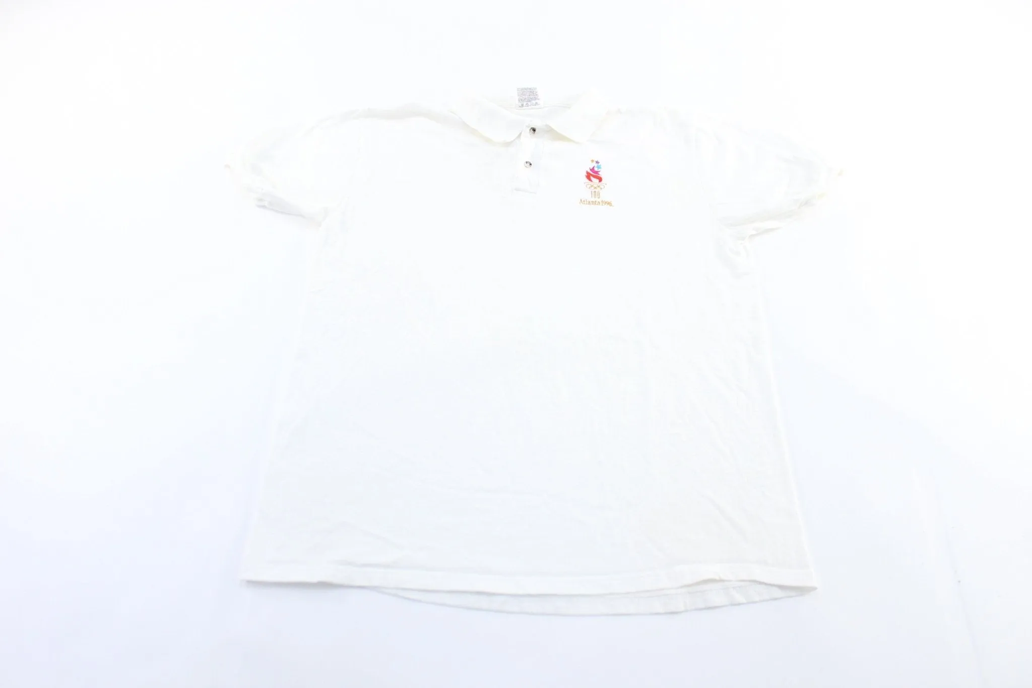1996 Atlanta Olympics Embroidered Button Down Polo