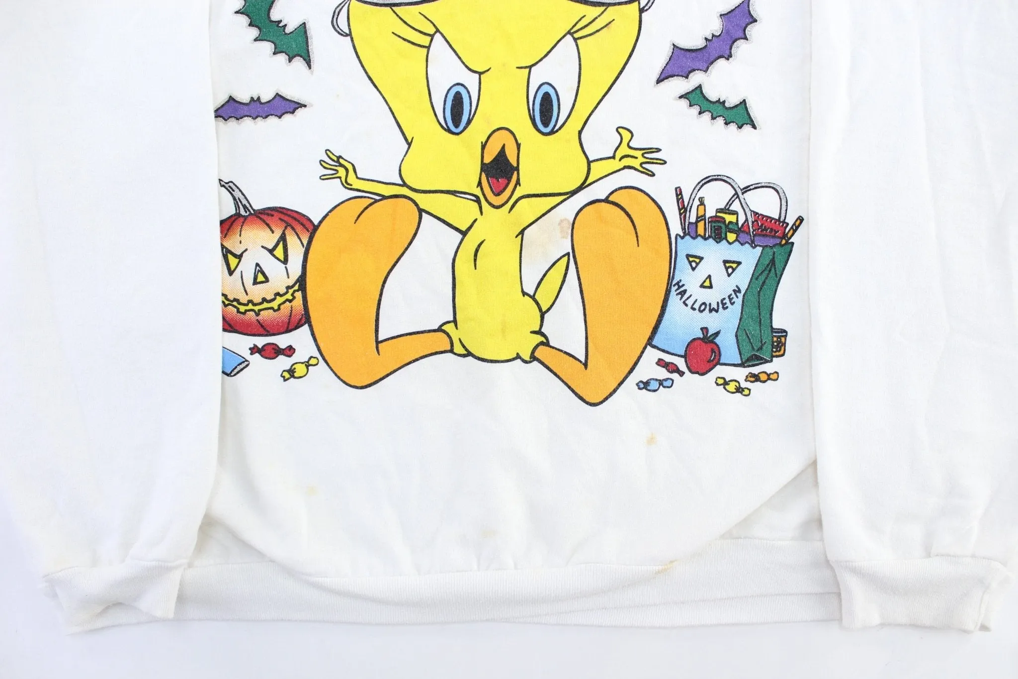 1997 Looney Tunes Tweety Halloween Sweatshirt