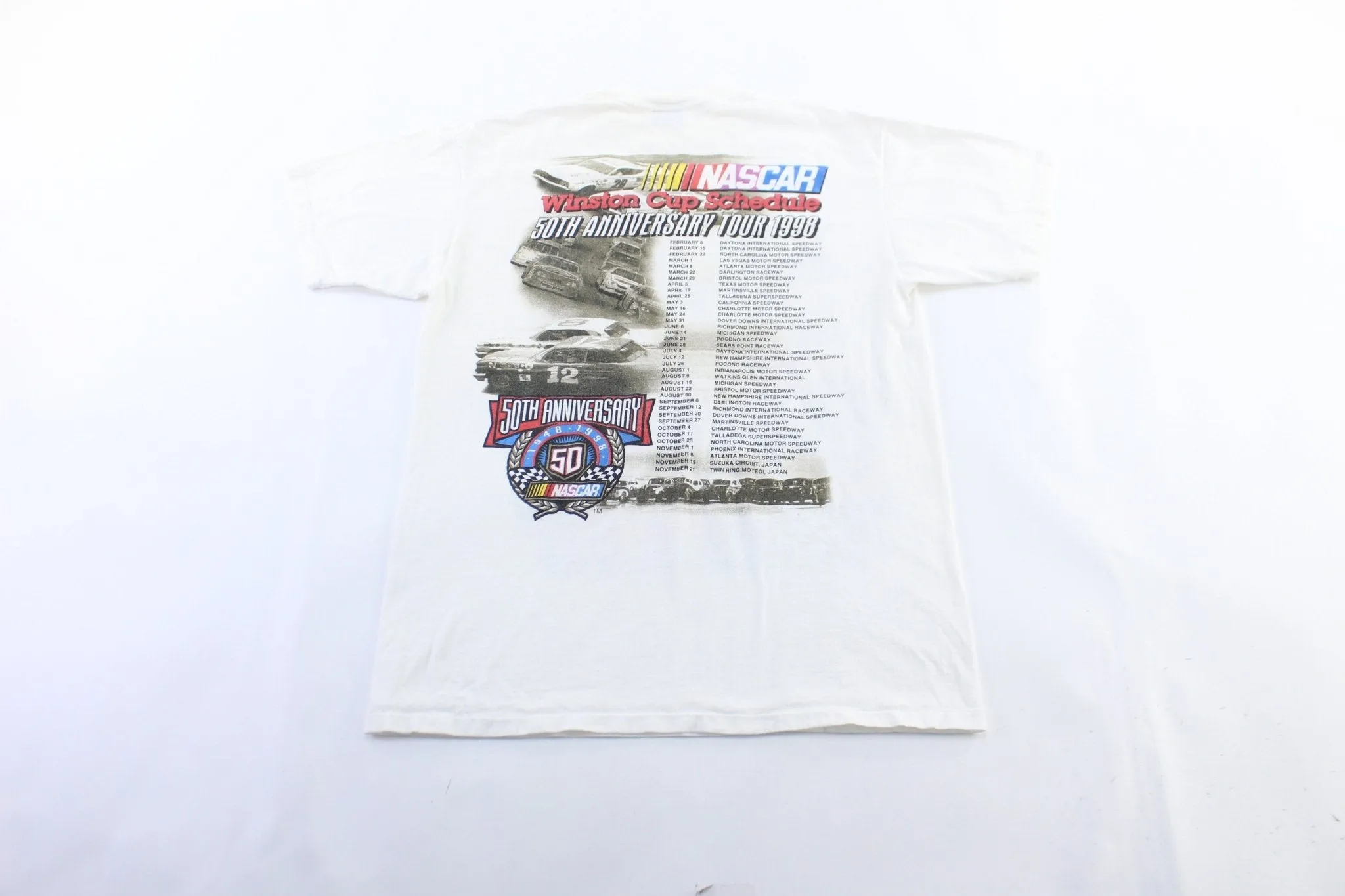 1998 Nascar 50th Anniversary Tour Grapphic T-Shirt
