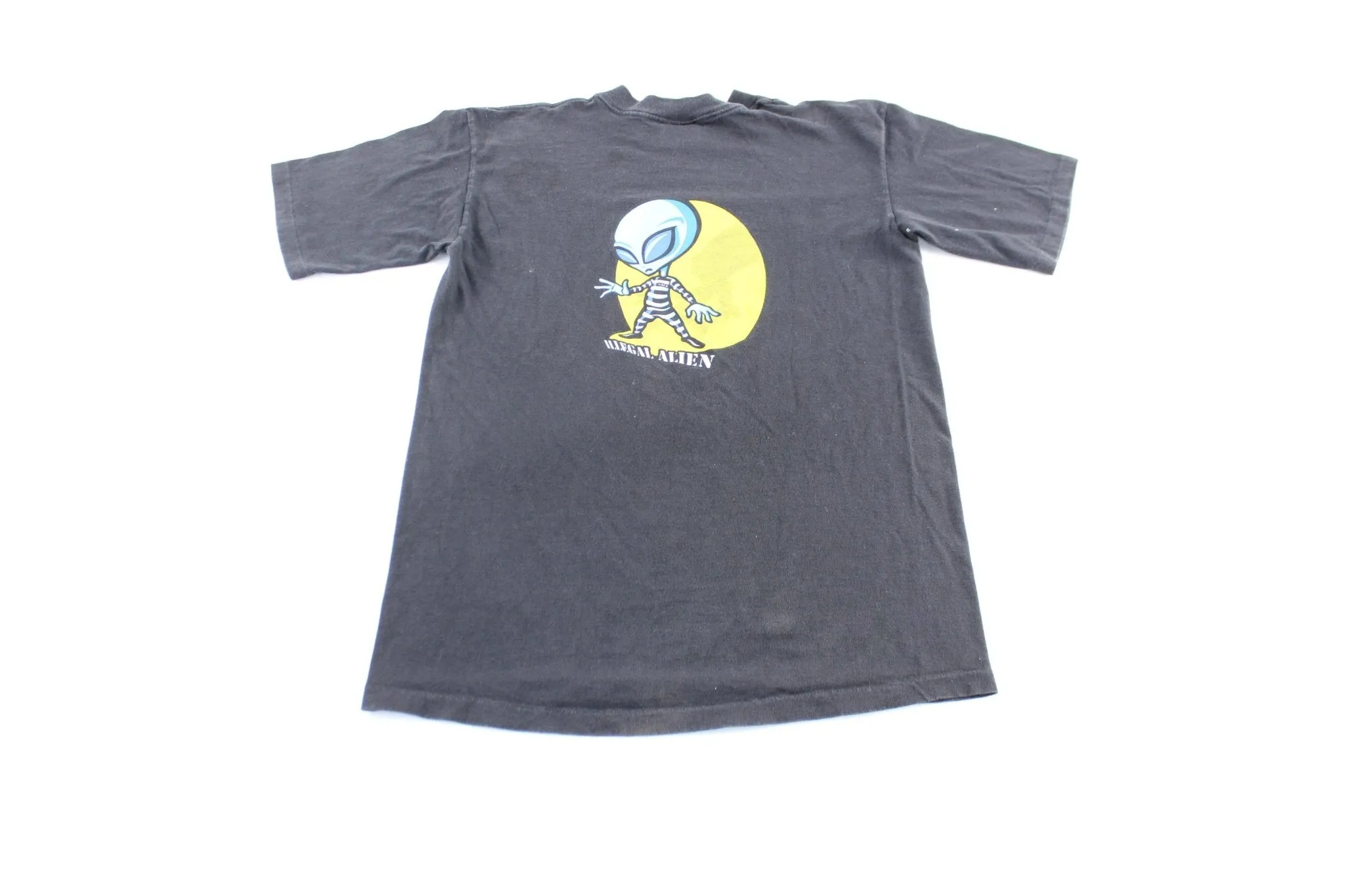 90's 26Red Illegal Alien Skate T-Shirt