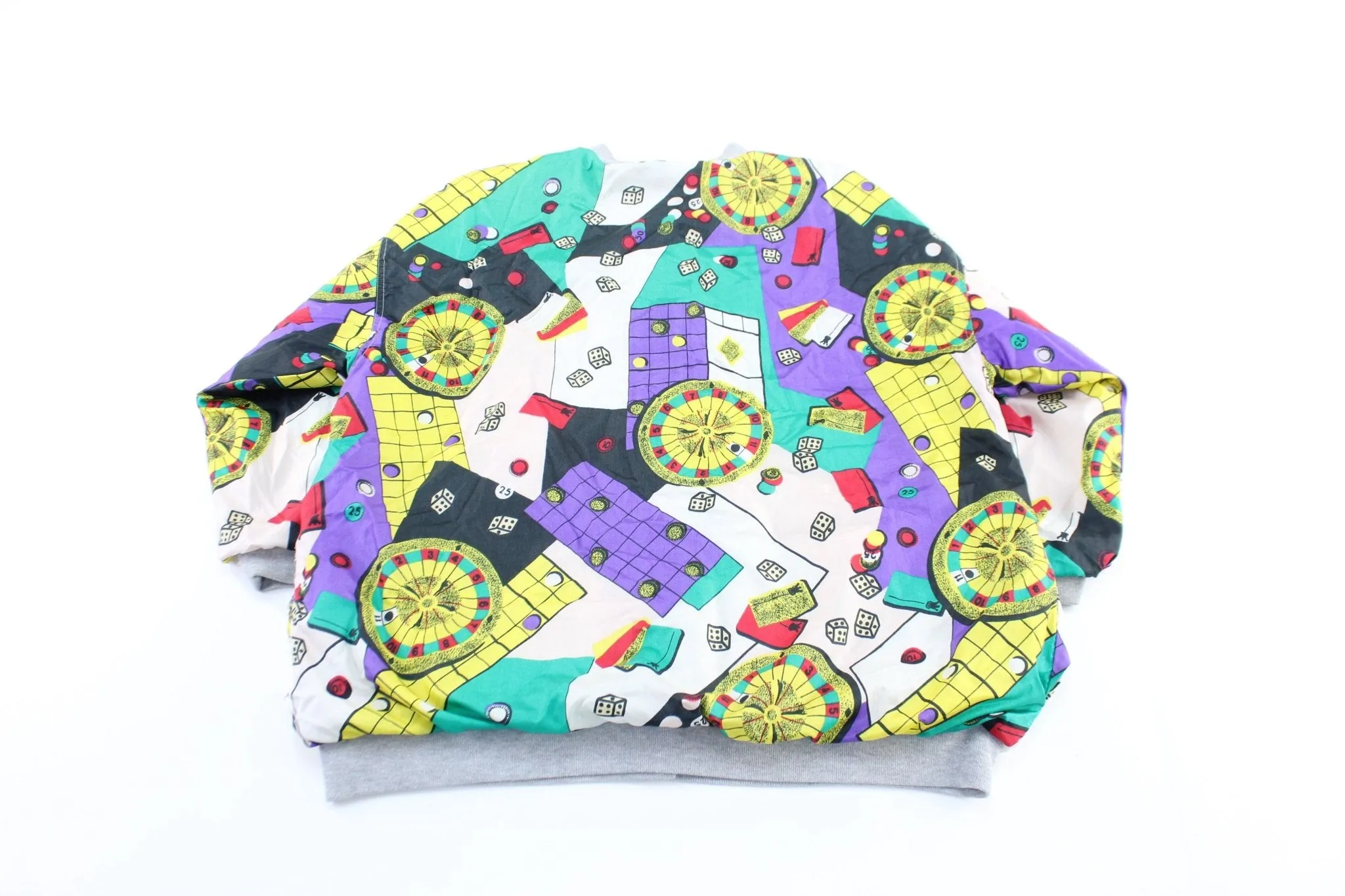 90's Casino Gambling Reversible Jacket