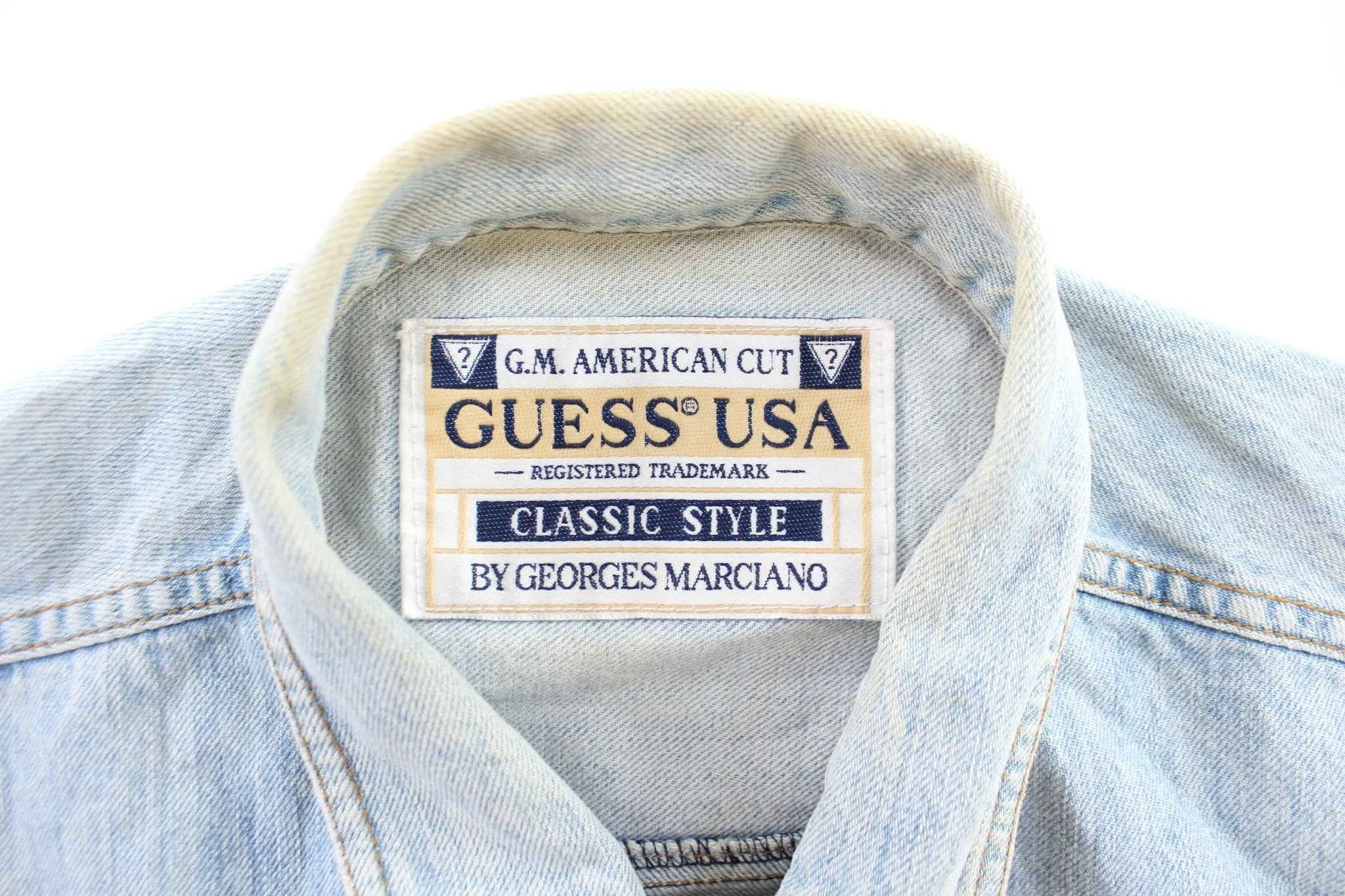 90's Guess Light Wash Denim Jacket