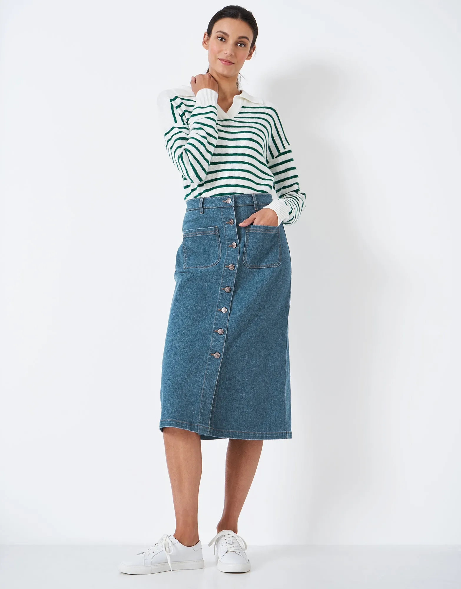 Crew Clothing Denim Skirt
