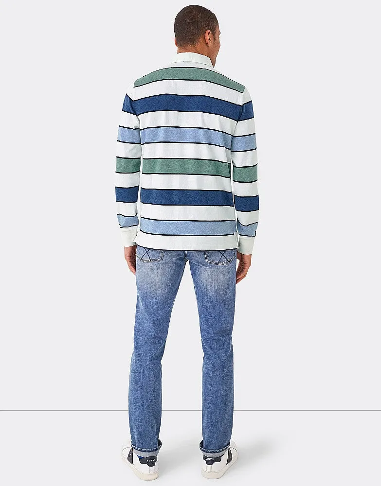 Crew Clothing Sea Foam Rugby Shirt