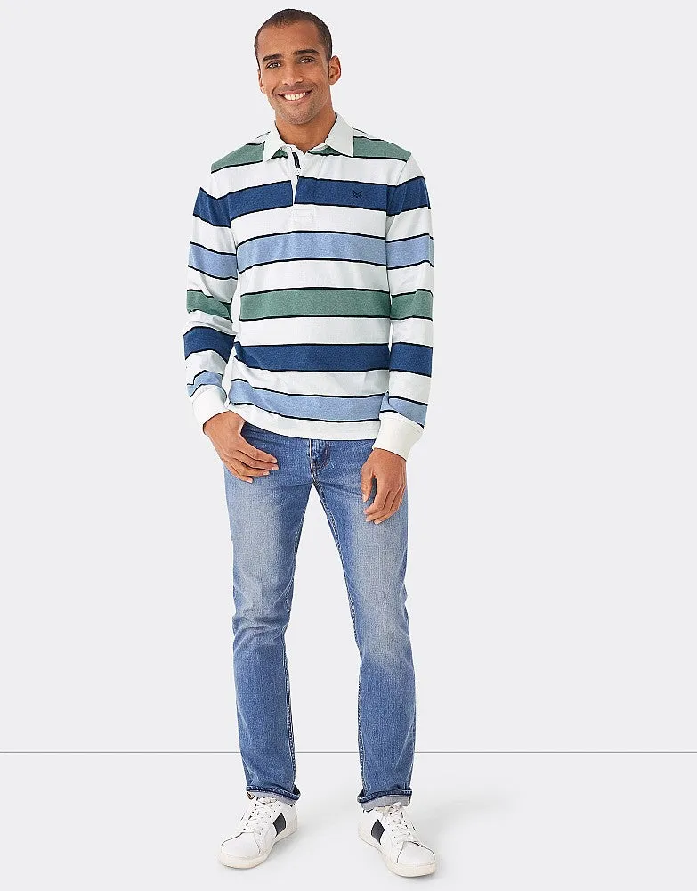 Crew Clothing Sea Foam Rugby Shirt