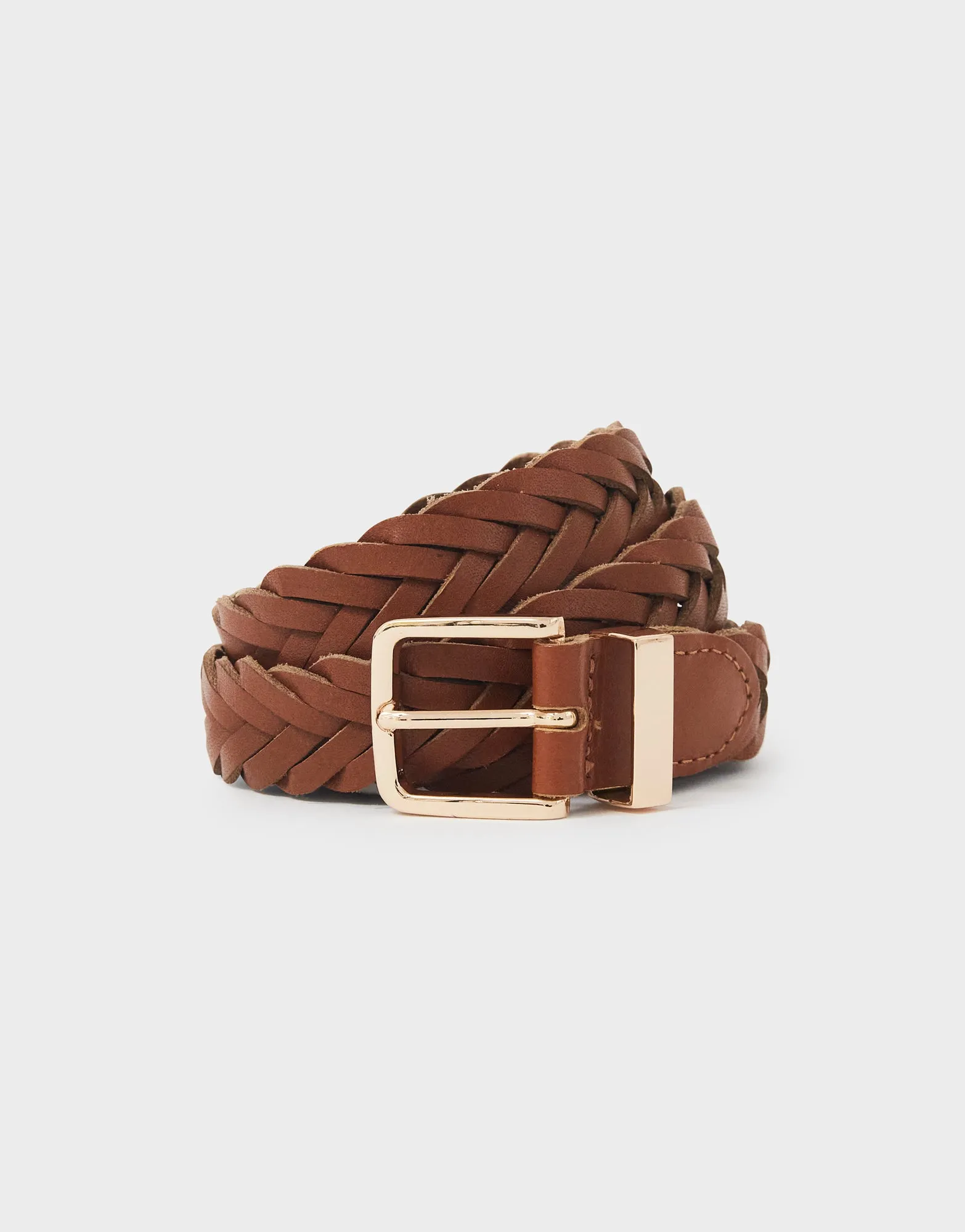 Crew Clothing Women's Plaited Leather Belt