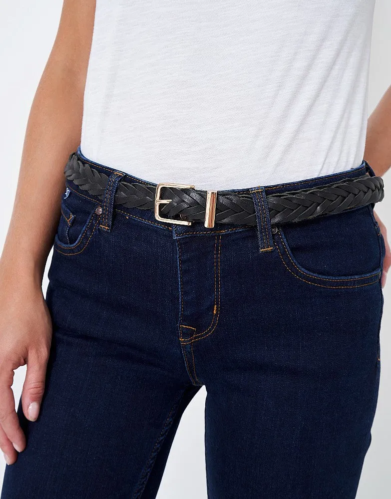 Crew Clothing Women's Plaited Leather Belt