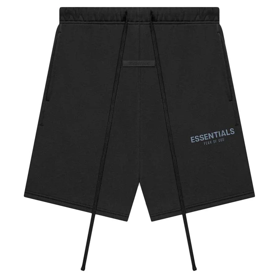 ESSENTIAL FOG SWEAT SHORTS BLACK 2021