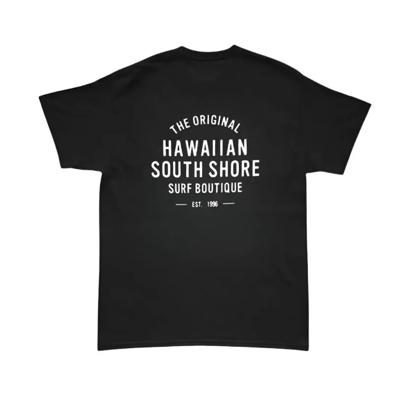HawaiianSouthShore 1996 Tee Made in Hawaii (Small-2XLarge) Black