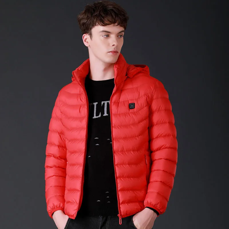 Intelligent heating heating down cotton clothing