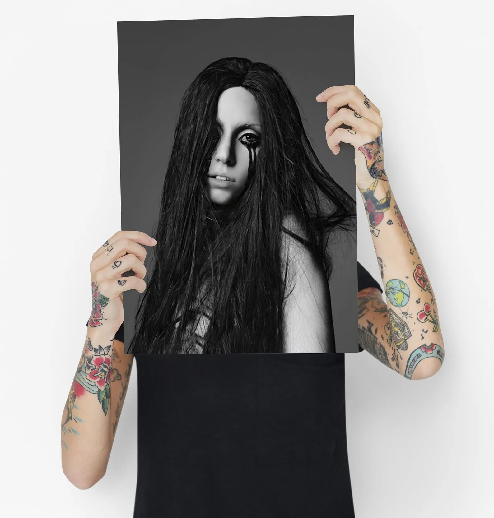 Lady Gaga Custom Poster, Music Canvas Rolls, Custom Canvas, Home decor, Wall Hanging, Singer Lady Gaga Poster, Lady Gaga Art