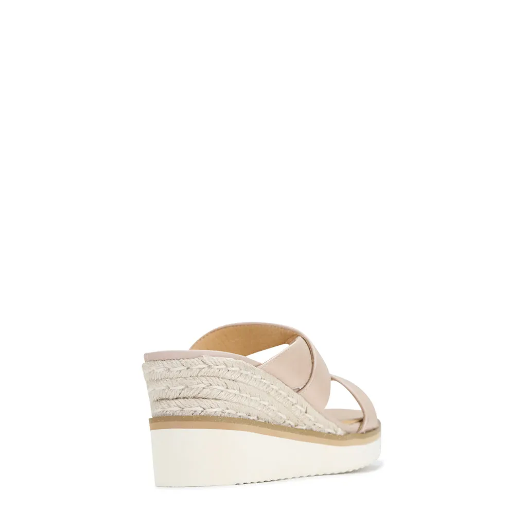 Laz Leather Slides