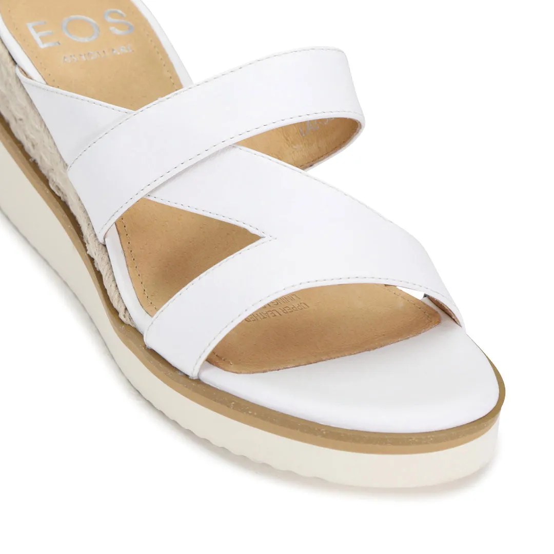 Laz Leather Slides