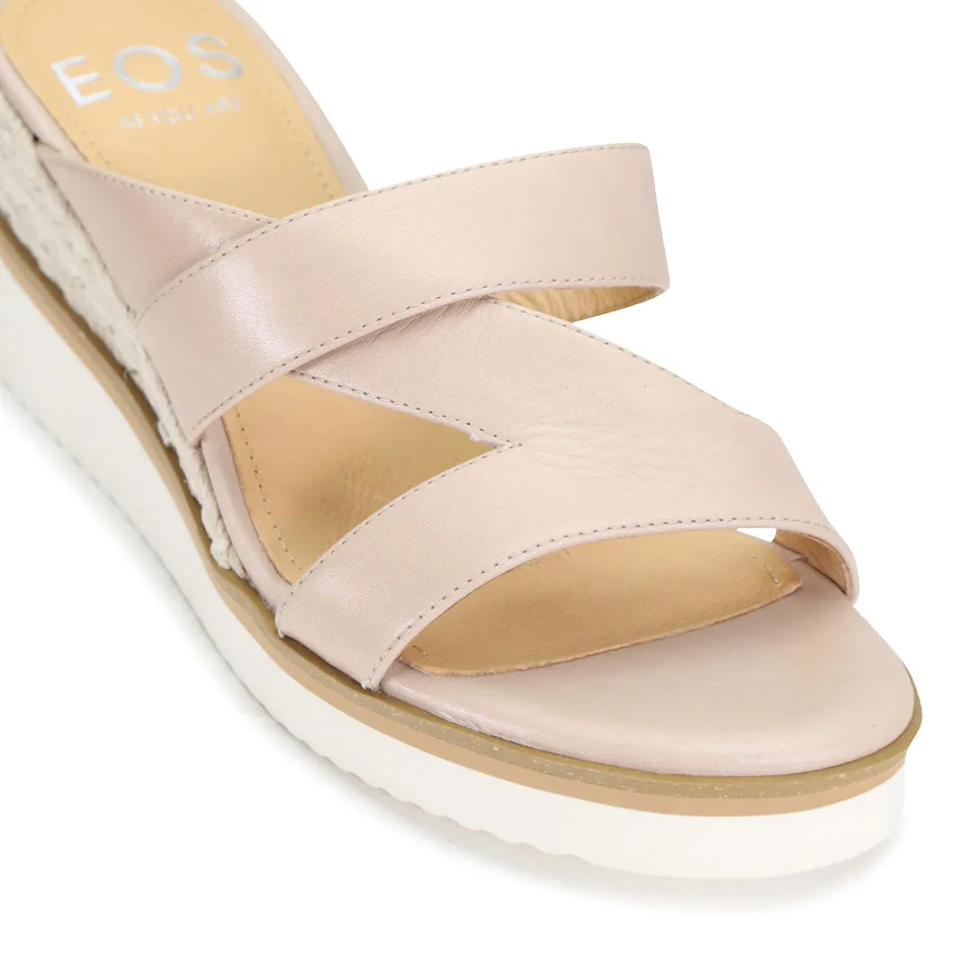 Laz Leather Slides
