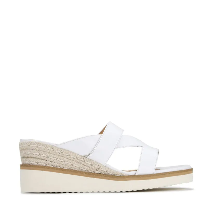 Laz Leather Slides