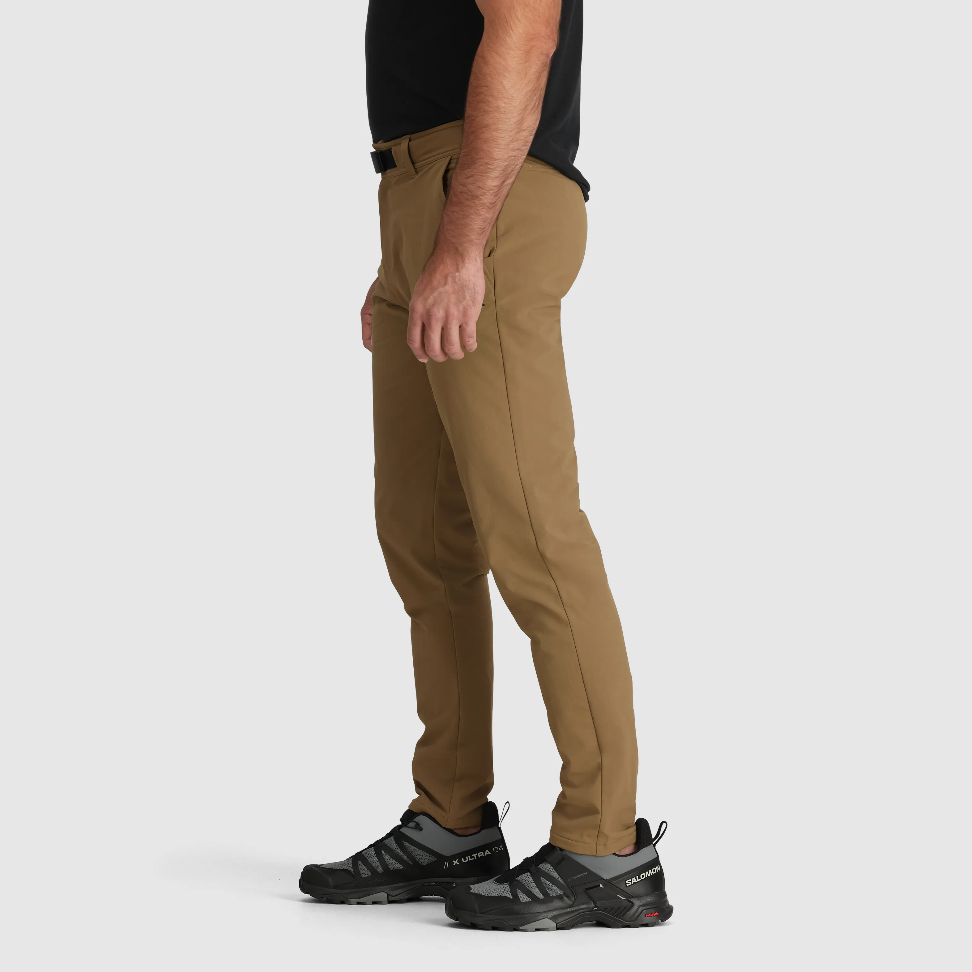 Mens Comfort Stretch Rialto Fleece-Lined Performance Pants for Ultimate Warmth