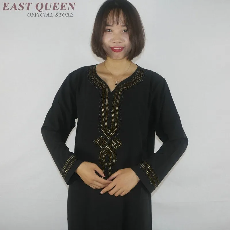 Muslim dress women clothing kaftan dubai abaya islamic clothing arabic dress abayas for women   AE001