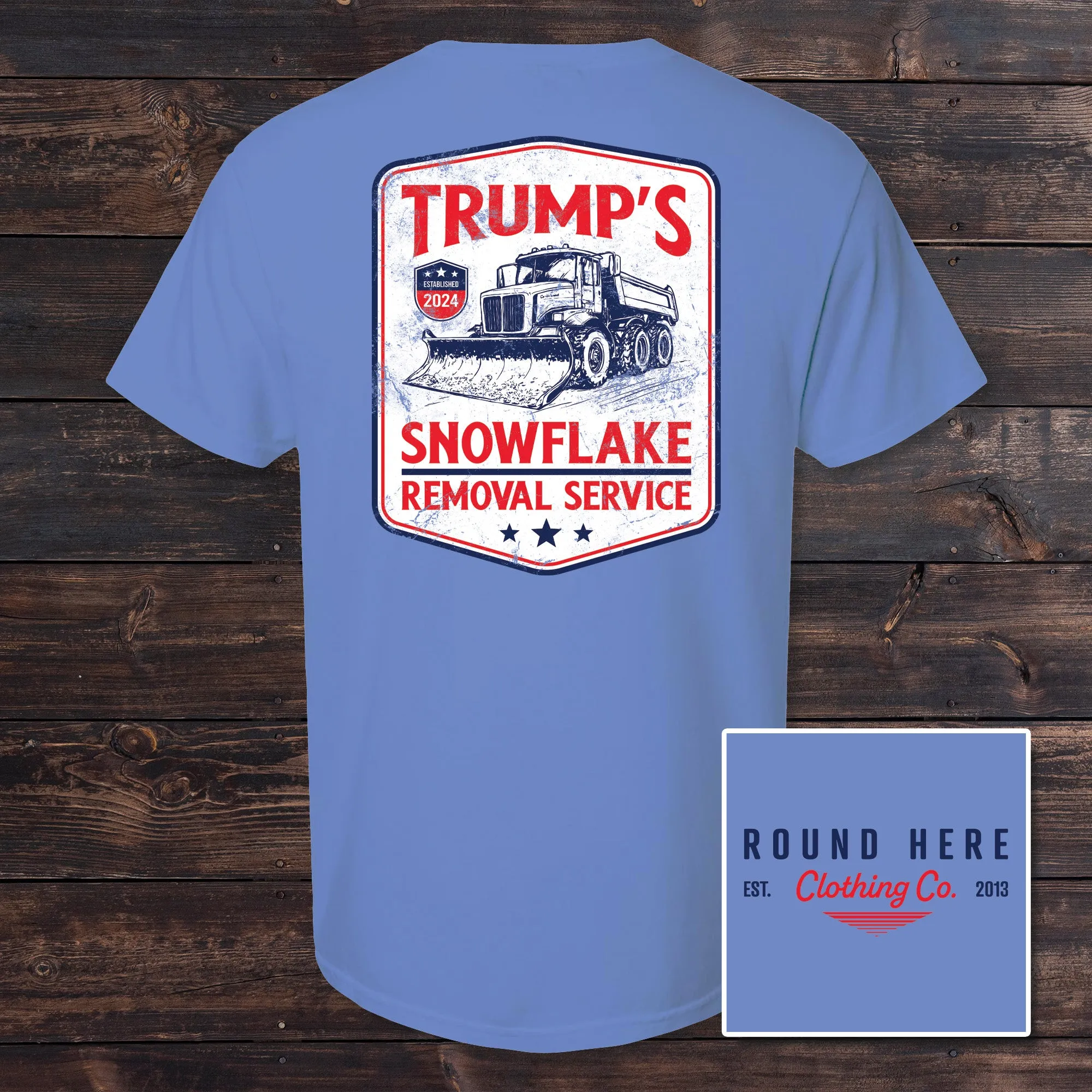 'Round Here Clothing Snowflake Removal Service