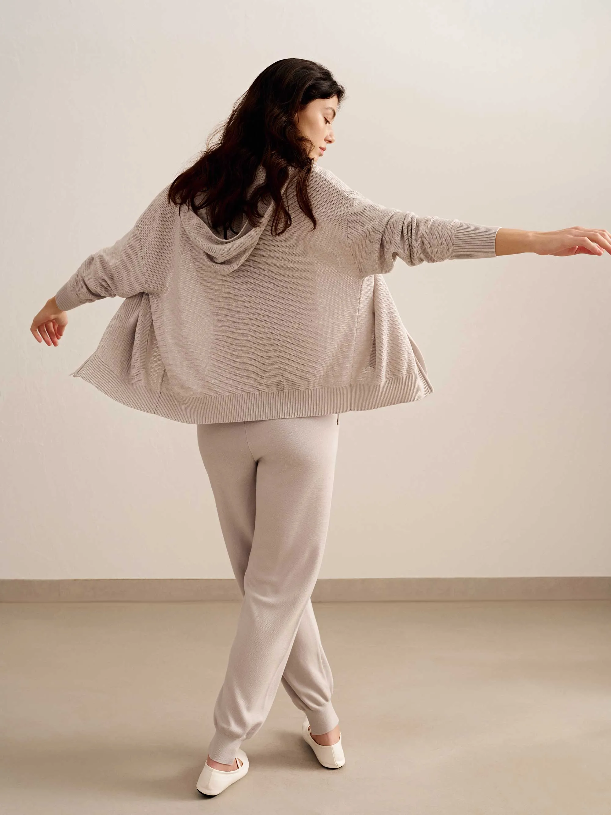 Silky Knit Hoodie