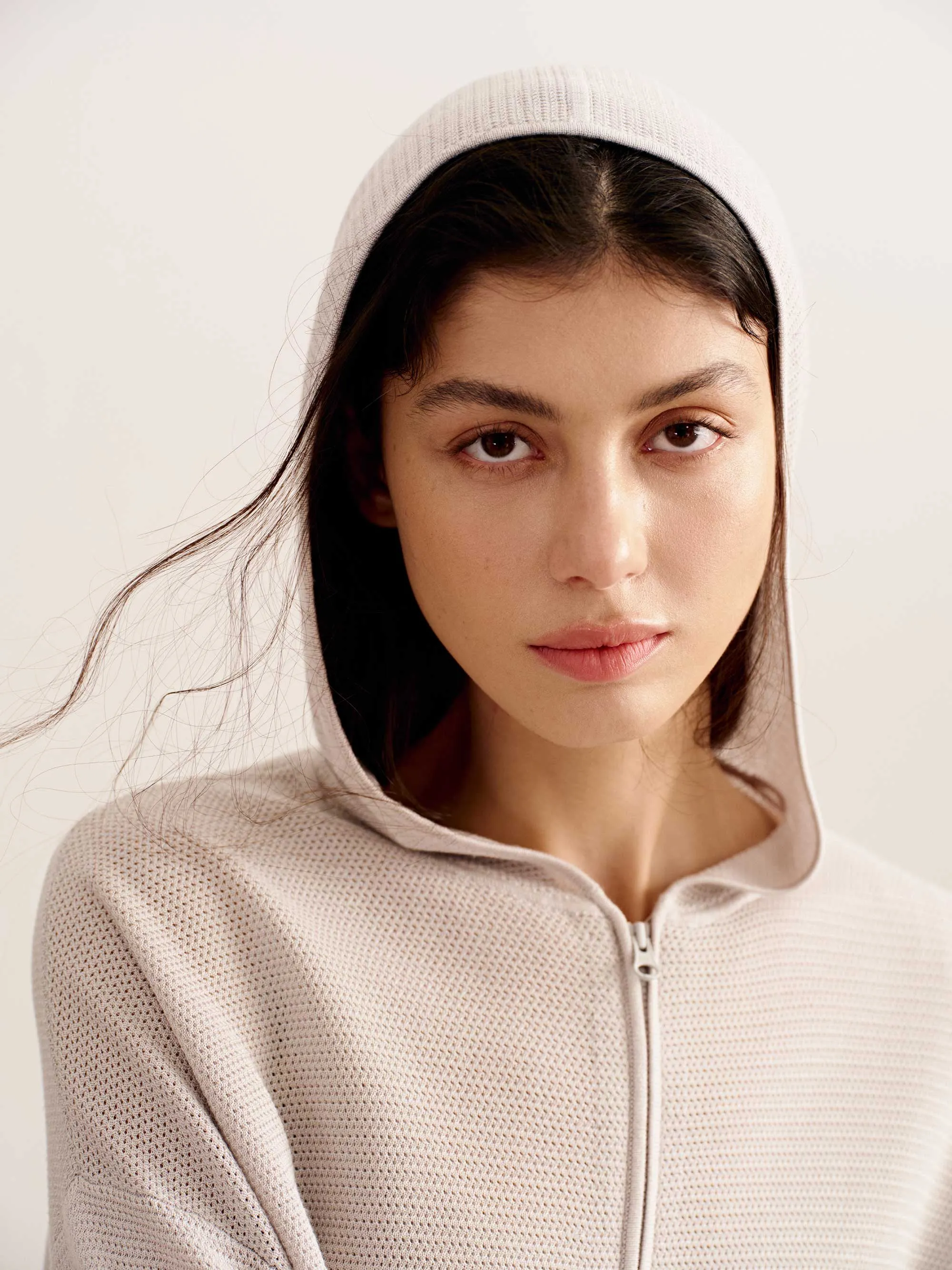 Silky Knit Hoodie
