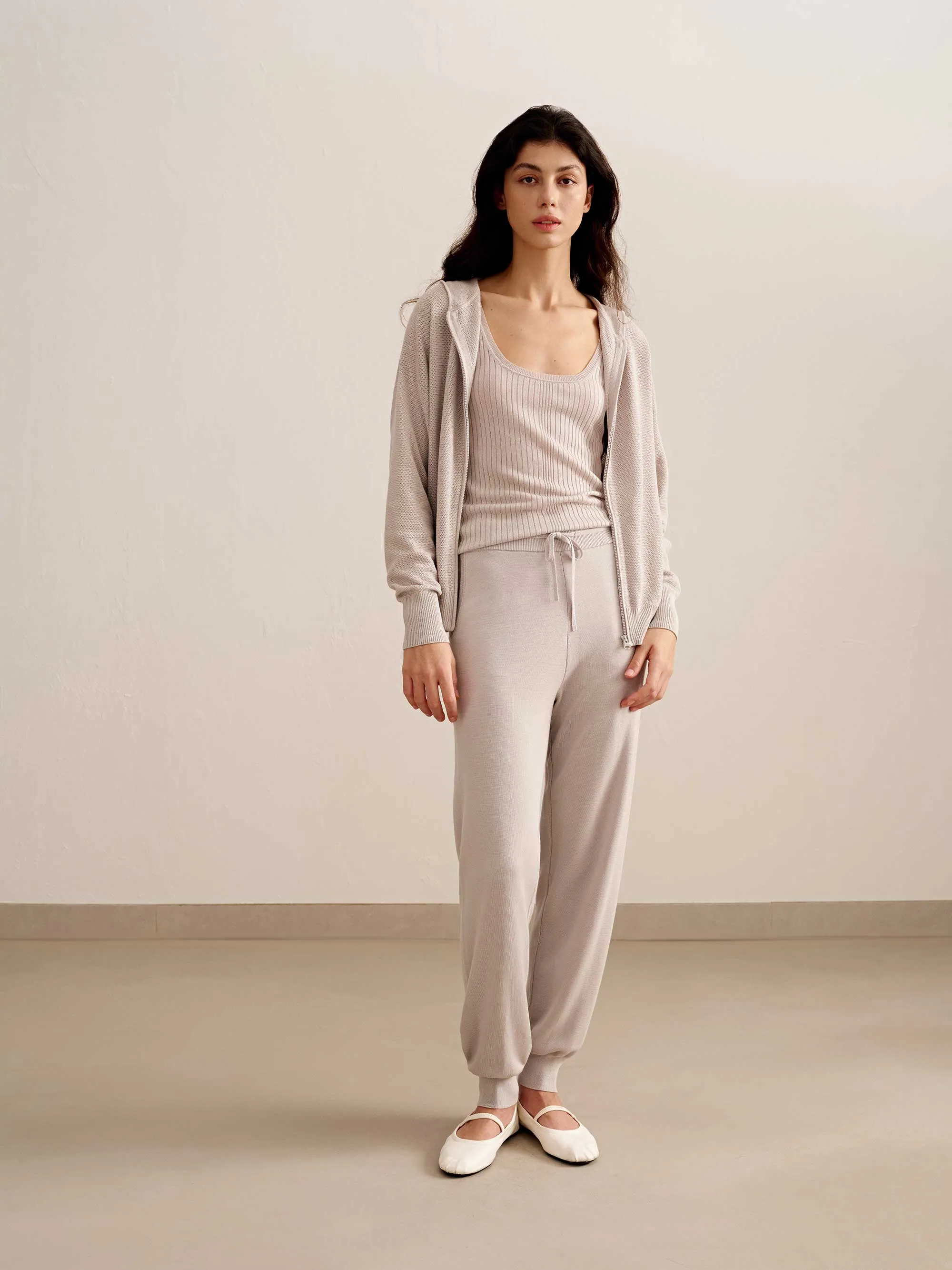 Silky Knit Hoodie