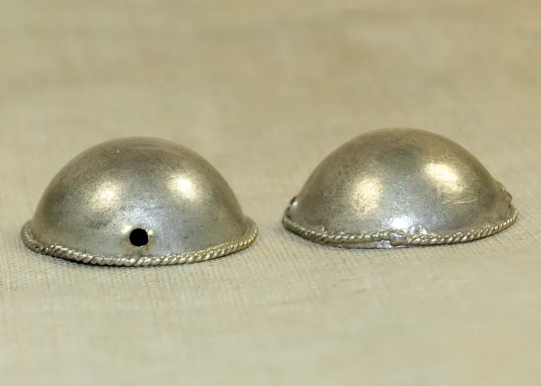 Vintage Thai Silver Clothing Decal, 22mm